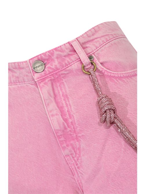 Jeans Lauryn loose in bull con corda gioiello PINKO | 104601 A33RP44